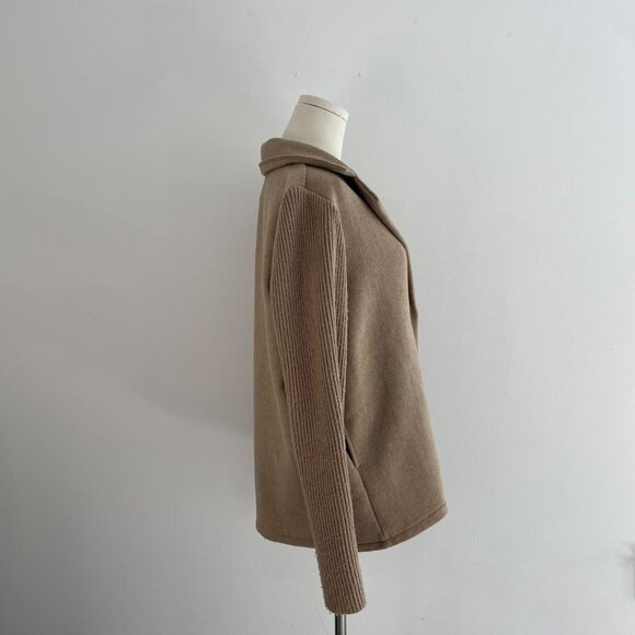 Splendid Singrid Wool Jacket | Tan Double Breasted Coat Size | Women’s Size S - Picture 2 of 5